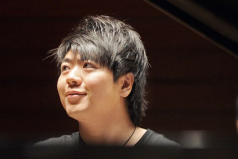 You won't hear the orchestra's part on Lang Lang's DVD.