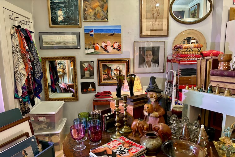 Clutter Vintage is filled with secondhand and handmade items, from furniture to candle holders.