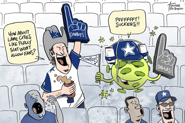 Rob Tornoe's cartoon for Monday, Sept. 14, 2020.