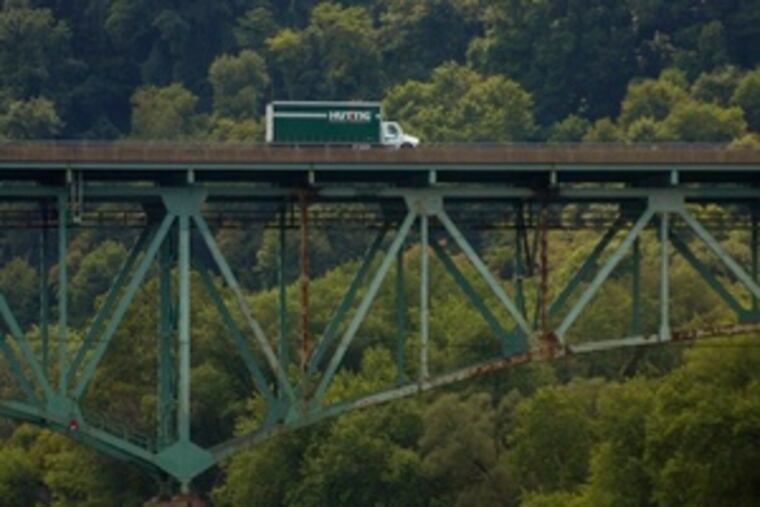 The Donald R. Lobaugh Bridge on State Route 356 in Westmoreland County was one of four state bridgeswith "serious" deterioration, according to the report.