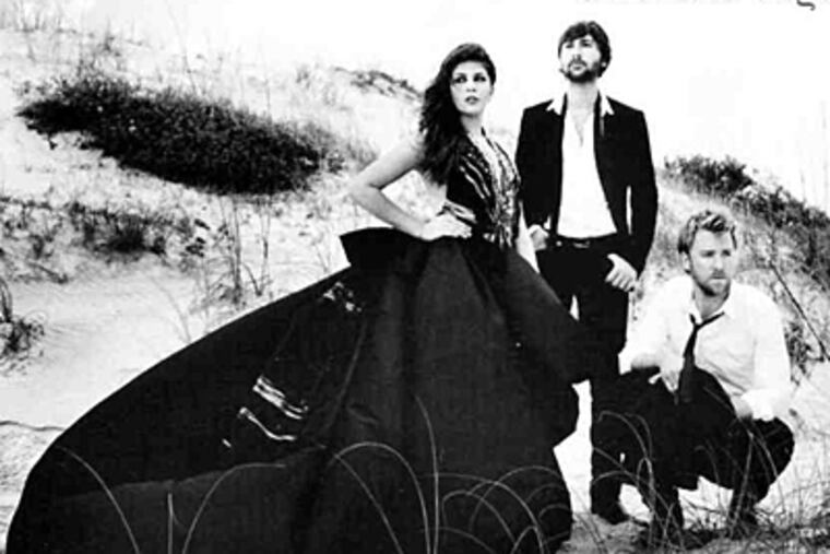 Lady Antebellum's CD has a code that sends smartphone users to its website.