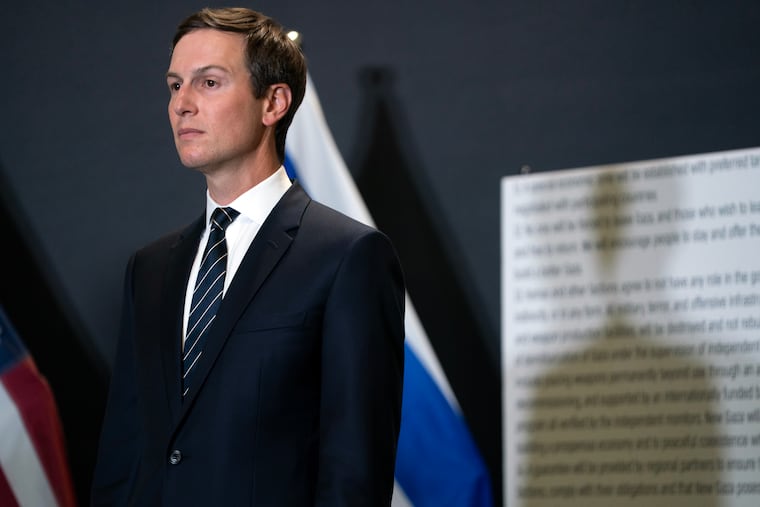 Jared Kushner, President Donald Trump’s son-in-law, at a press briefing in Kiryat Gat, Israel, on Oct. 21, 2025. Kushner, who is also President Trump’s senior aide, is set to visit Israel in August 2026, according to four people familiar with the plans, days after the Israeli government rejected a U.S.-brokered disarmament deal with Hamas.