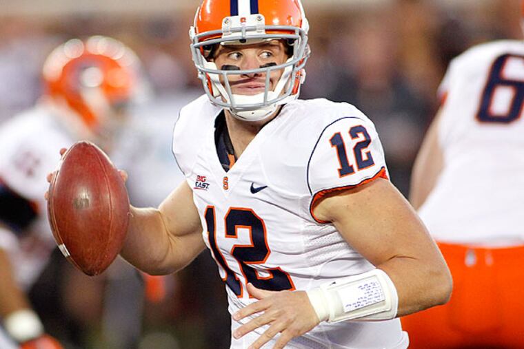 Syracuse quarterback Ryan Nassib. (Andy King/AP)