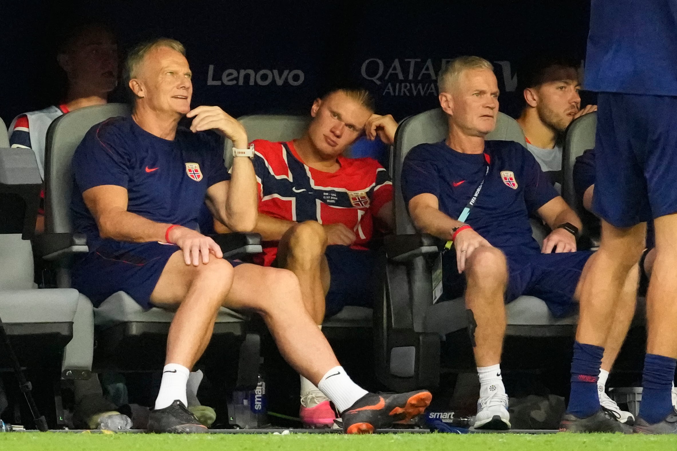 Erling Haaland neutralized by England and subbed off late as Norway's World Cup run ends