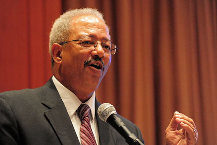 U.S. Rep. Chaka Fattah speaks at the NAACP conference at the Pennsylvania Convention Center on July 13. (MICHAEL PRONZATO / Staff Photographer)