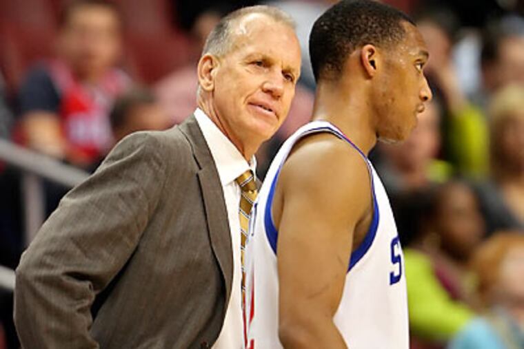 76ers coach Doug Collins has known Herb Magee since his playing days. (Steven M. Falk/Staff file photo)