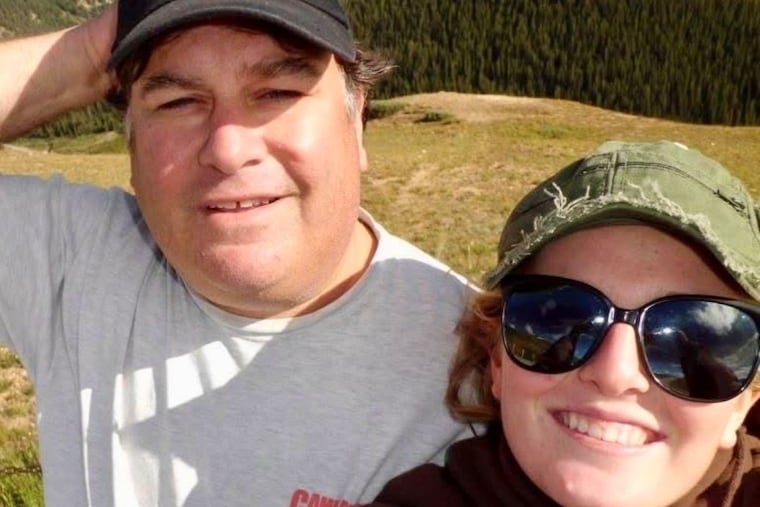 Harry Spivak with his daughter, Katie.