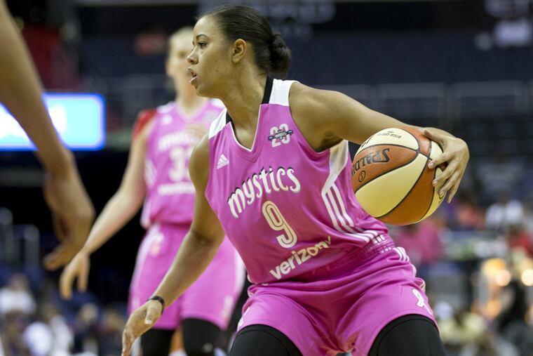 Mystics guard Natasha Cloud.