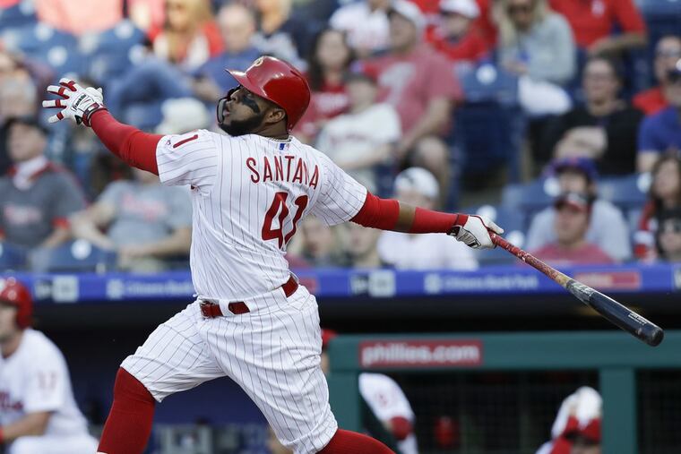 Carlos Santana hasn’t produced in the No. 2 spot in the batting order, but his history shows he’s productive at No. 5.