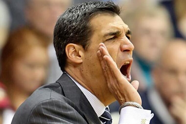 Jay Wright and the Villanova Wildcats play Syracuse Saturday afternoon. (Steven M. Falk/Staff file photo)