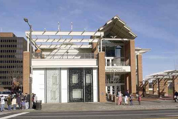 Included in the capital projects bill signed by Gov. Rendell are $5 million for the Independence Visitor Center (top) at Sixth and Market Streets and $20 million for the proposed American Revolution Center to be built at Third and Chestnut Streets.
