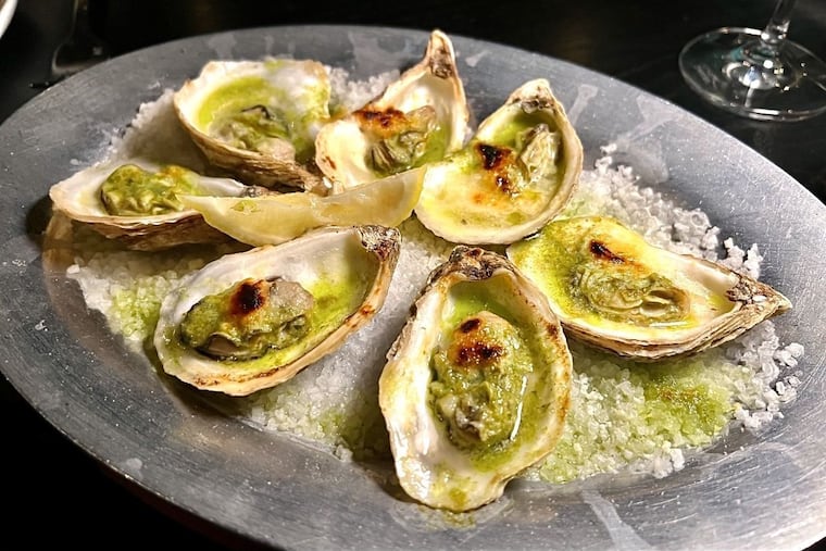 Baked oysters at Bar Tacconelli, 461 Route 38, Maple Shade, on Feb. 21, 2026.
