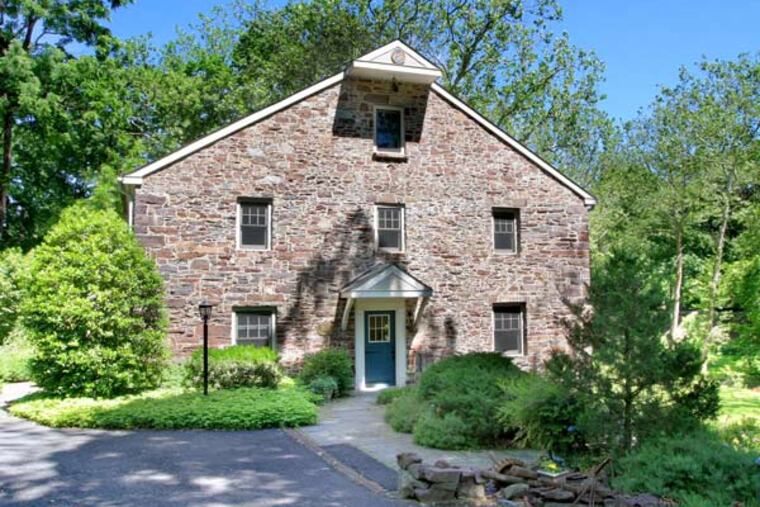 This historic New Hope property was previously a flax and hemp stone mill in the 1800s.