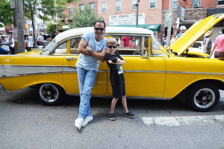 Frank and Cassius fans at the 9th Annual East Passyunk Car Show held Sunday, July 27, 2014. (HughE Dillon/Philly.com)