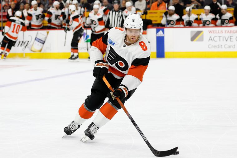 Flyers defenseman Cam York is one of the youngsters who made a major leap forward in 2023-24.
