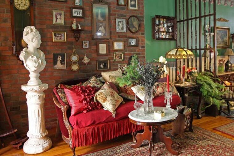 The Wall of Weddings is an homage to generations of family nuptials, with portraits of Del Vecchio's children, nieces and nephews, and her parents, as well as her parents' marriage certificate.