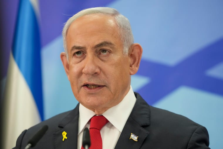 Israeli Prime Minister Benjamin Netanyahu speaks during a press conference in Jerusalem on Dec. 9, 2024.