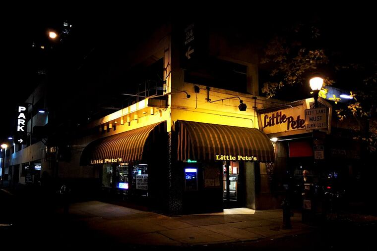 The 24-hour classic diner Little Pete’s at 17th and Chancellor Streets on December 2, 2016. It is now a hole in the ground, as a hotel will be erected on the site.