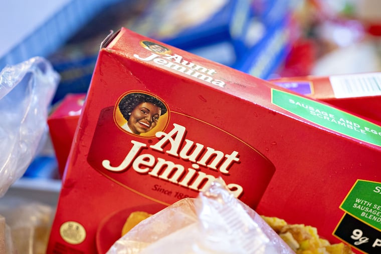 A box of Pinnacle Foods Inc. Aunt Jemima Frozen Breakfast brand breakfast in an arranged on June 27, 2018. MUST CREDIT: Bloomberg photo by Daniel Acker.