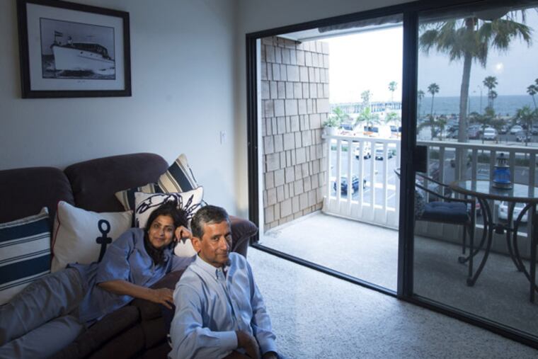 Hermant Argrawal and his wife, Sudha, re buying their first vacation home, this condo in Newport Beach, Calif. (Cindy Yamanaka/Orange county Register/MCT)