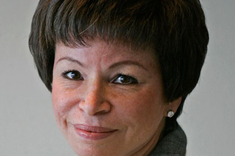 Valerie Jarrett spoke at City Hall. (AP)