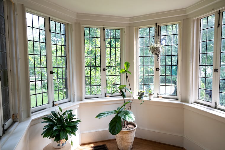 Outdoor space for the kids and natural light were selling points in the Chestnut Hill home. 