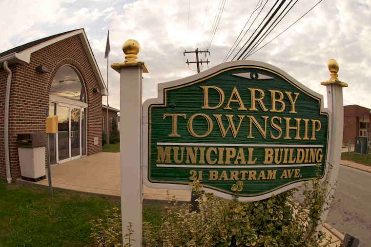 The Darby Township Municipal Building where Marvin E. Smith serves as a township commissioner. Smith was arrested in Philadelphia this week and charged with rape and related counts.