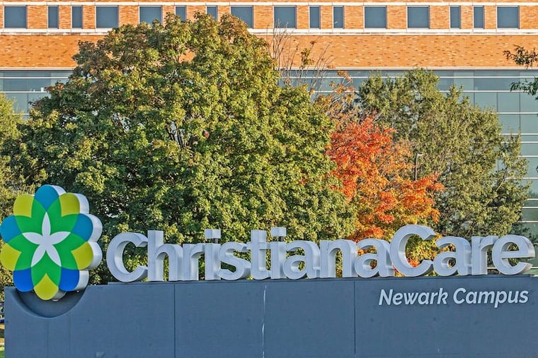 ChristianaCare, which has a large hospital in Newark, shown here in 2023, received a one-notch credit downgrade from Standard & Poor's.