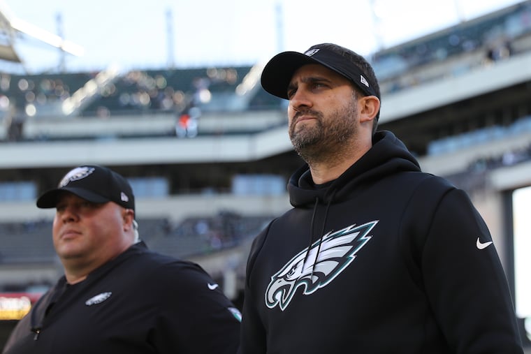 Eagles head coach Nick Sirianni still needs a win to clinch the NFC East and secure home-field advantage throughout the playoffs.