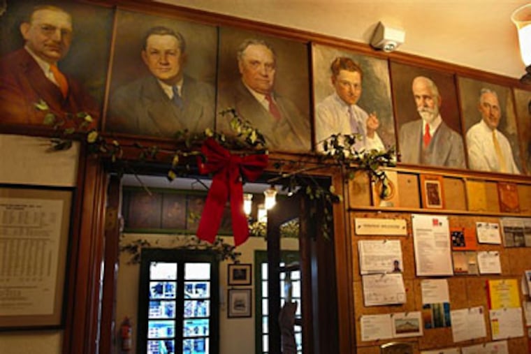 The Philadelphia Sketch Club, whose membership has included notable Philly artists including Wyeth, Thomas Eakins, Joseph Pennell, Thomas Anschutz and Maxfield Parrish.