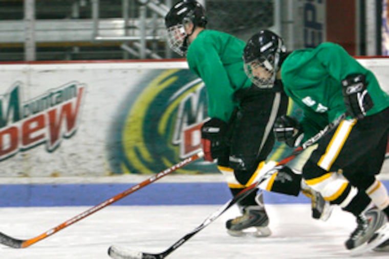 Crusaders forwards Jamie Hill (left) and Mark Constantine will be counted on to keep Eustace in the game.