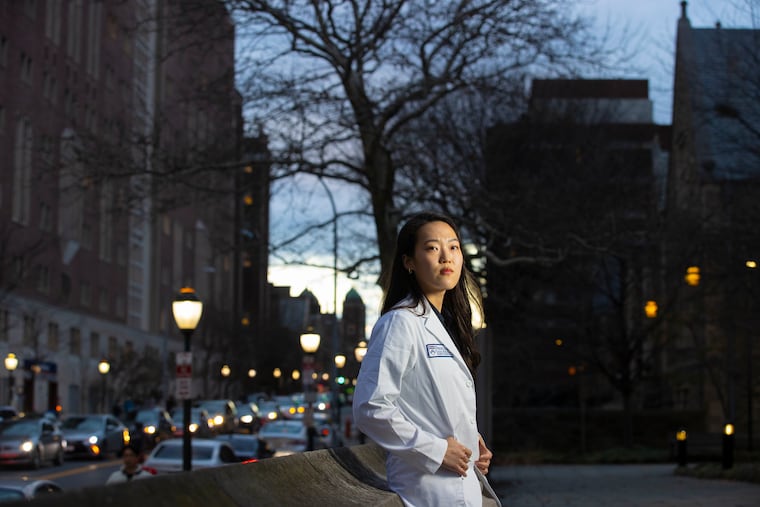 Rebekah Chun, a second-year medical student at Penn Medicine, lost her father to cancer while studying to be a doctor. She is shown on Jan. 5, 2023.