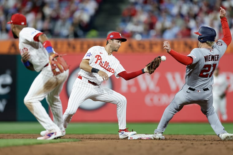 Phillies shortstop Trea Turner has committed four errors this season.