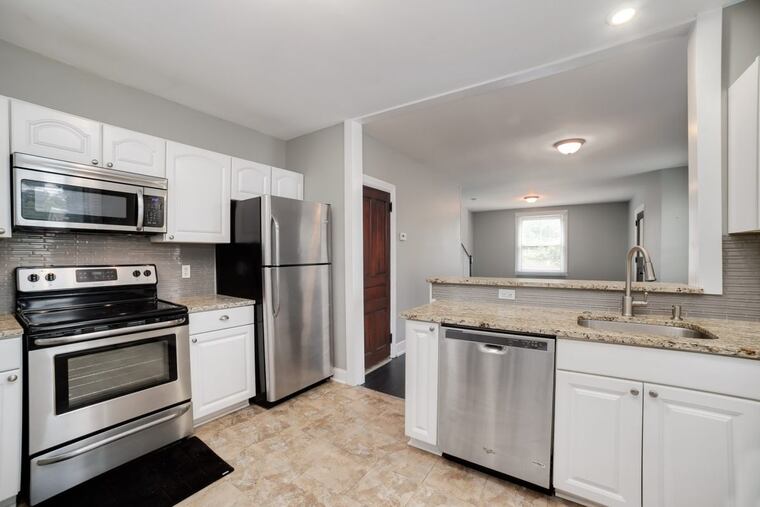 The owner of this two-story home, listed in Wayne, completed a mini-kitchen makeover to boost the home’s appeal. The renovations included fresh paint and replacing all of the appliances. Miniature makeovers, observers say, can often yield a better return on investment.