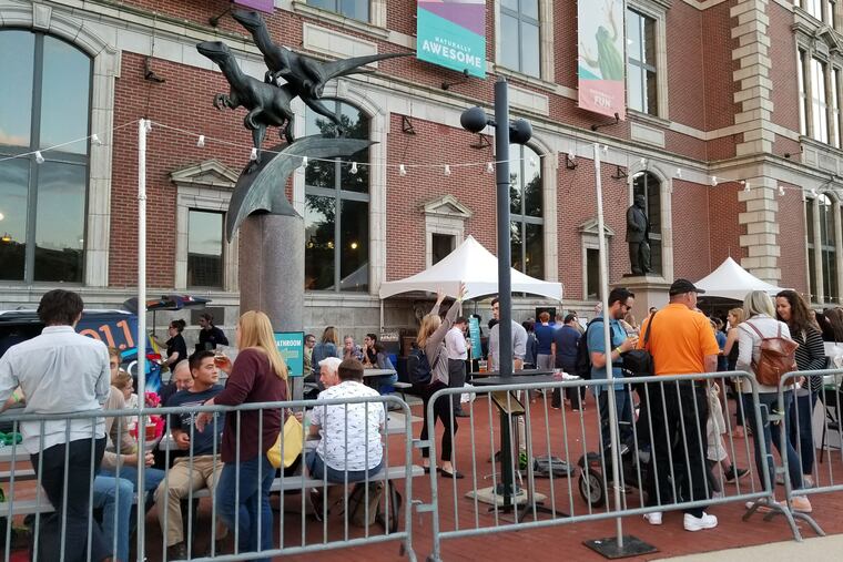 A monthly event that launched in January of 2018, Dinos After Dark at the Academy of Natural Sciences invites visitors to enjoy a beer garden and pay-what-you-wish admission.