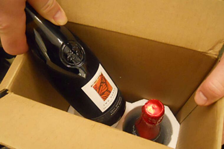 The Pennsylvania Liquor Control Board is allowing shipments to consumers' homes under a pilot program started last week.