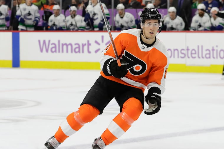 File Photo: Robert Hagg played nearly 17 minutes on Saturday, blocked four shots and was a plus-2.