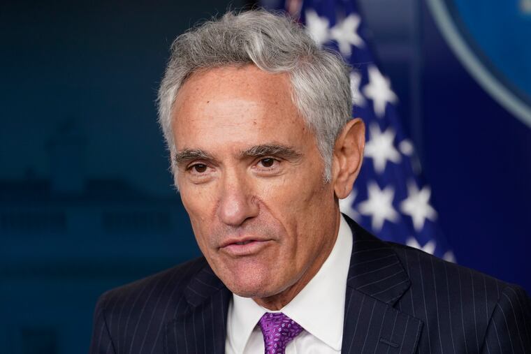 Scott Atlas, senior fellow at the Hoover Institution, speaks at a news conference in the James Brady Press Briefing Room at the White House in Washington. Trump has announced that Dr. Scott Atlas, a frequent guest on Fox News channel, has joined the White House as a pandemic adviser.