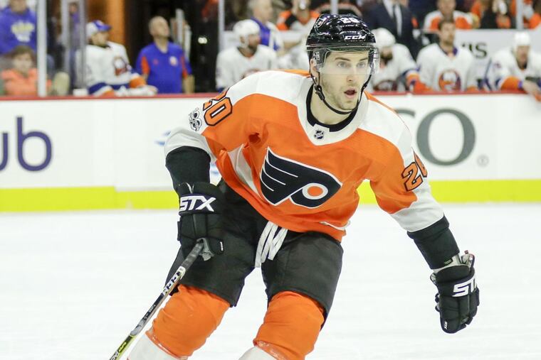 Flyers left winger Taylor Leier returned to the lineup Thursday.