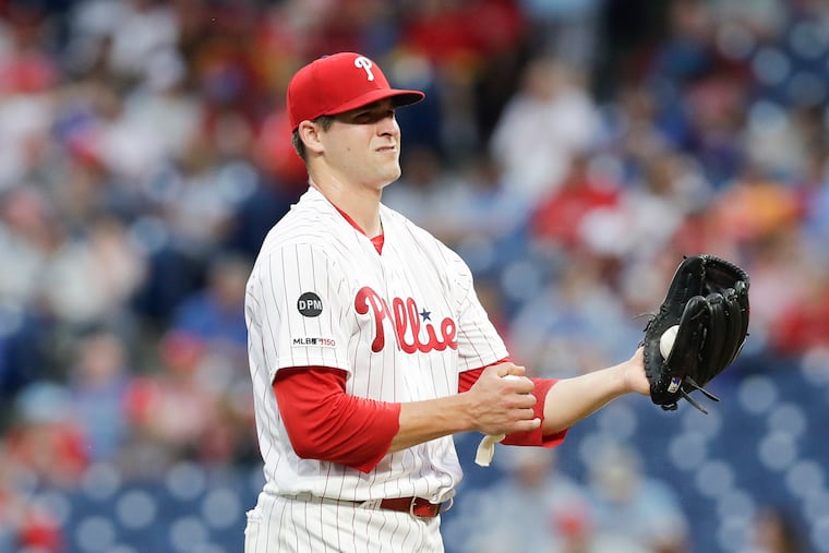 Jerad Eickhoff, who was placed on the injured list on Monday, has the highest home-run rate - 3.9 per nine innings - in the National League since the beginning of May.