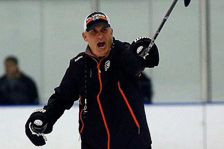 Flyers head coach Craig Berube. (Yong Kim/Staff Photographer)