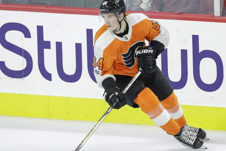 Flyers center Nolan Patrick.