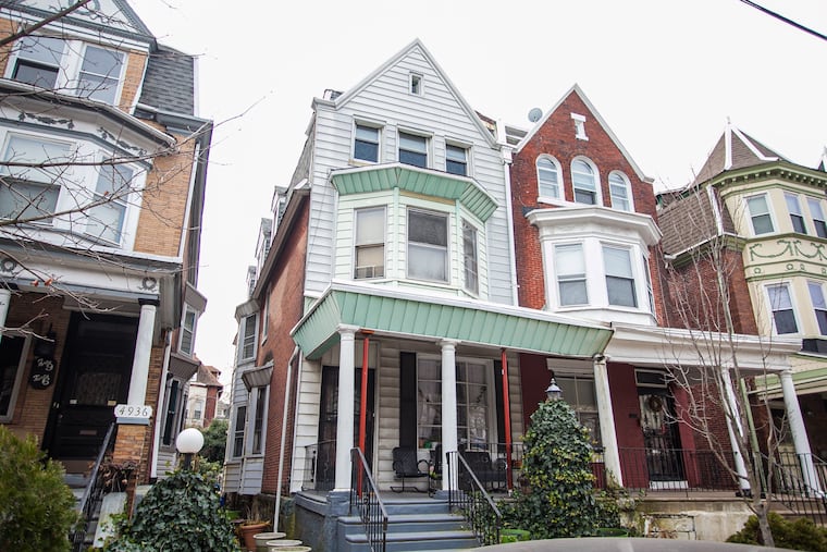 The three-story Victorian twin, in the Cedar Park area of West Philadelphia, has plenty of space for a family.