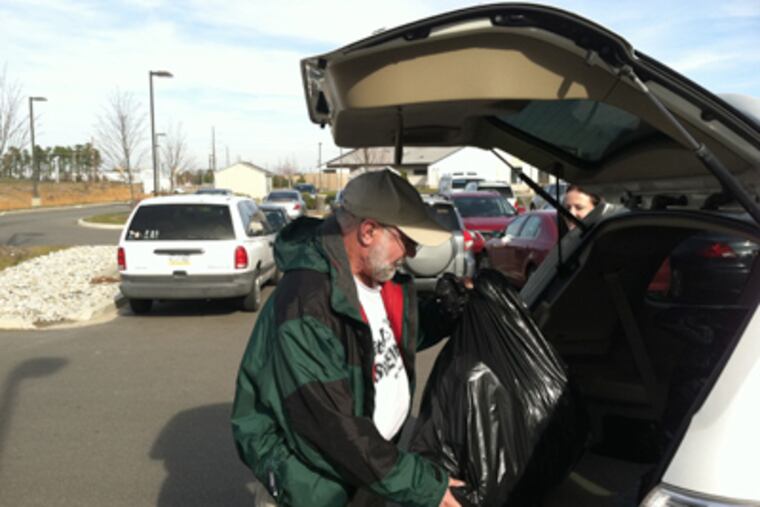 Mark Rahn, of Seaside Heights, stayed in three shelters.