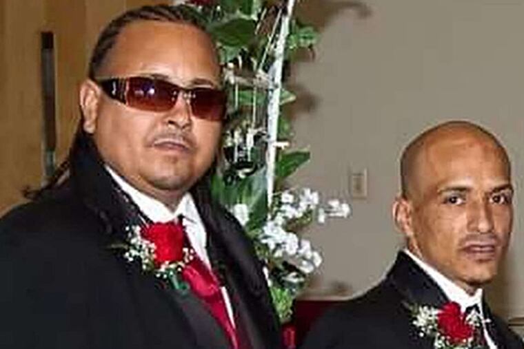 Francis Arroyo (left) was killed when he and his brother Osvaldo (right) were struck by an SUV in Juniata Park.