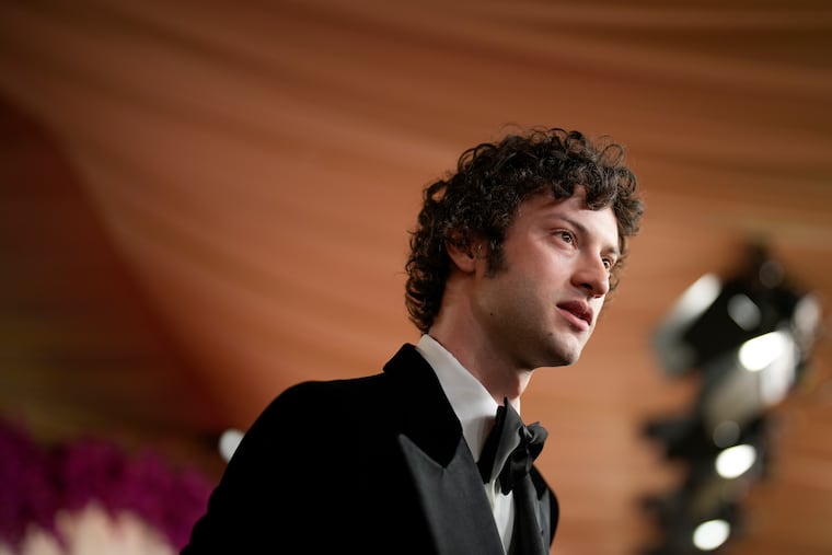 Dominic Sessa arrives at the Oscars on March 10 in Los Angeles. (AP Photo/John Locher)