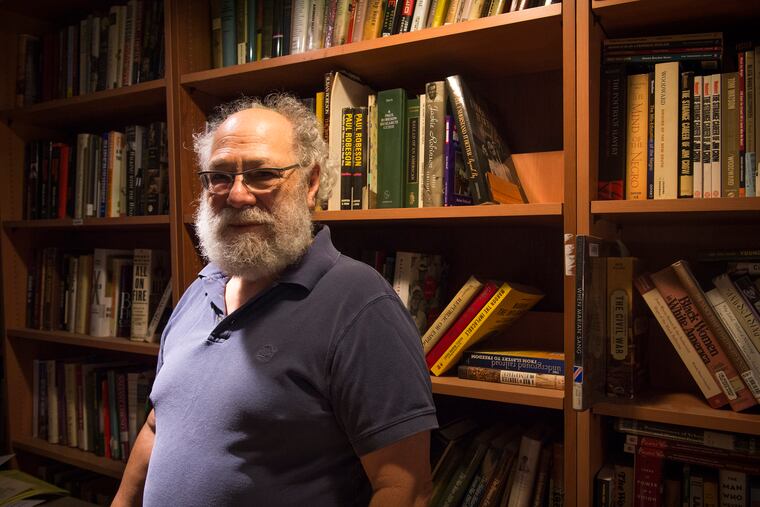 Larry Robin, proprietor of the Moonstone Arts Center and icon of the local poetry scene.