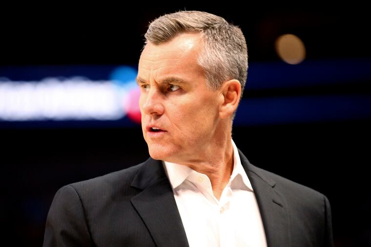 The Chicago Bulls hired Billy Donovan on Tuesday.