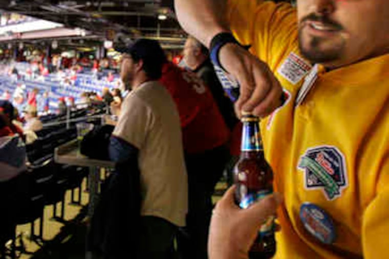 Beer man Mike Phillips opens a cold one