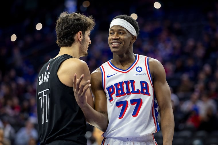 Sixers guard VJ Edgecombe has been named Rookie of the Month for March.